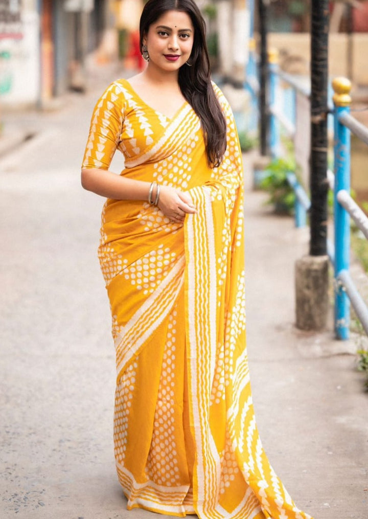 Full Of Fun Chanderi Cotton Saree