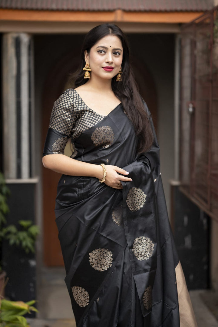 Fire Ash Banarasi Pattu Saree[ semi]