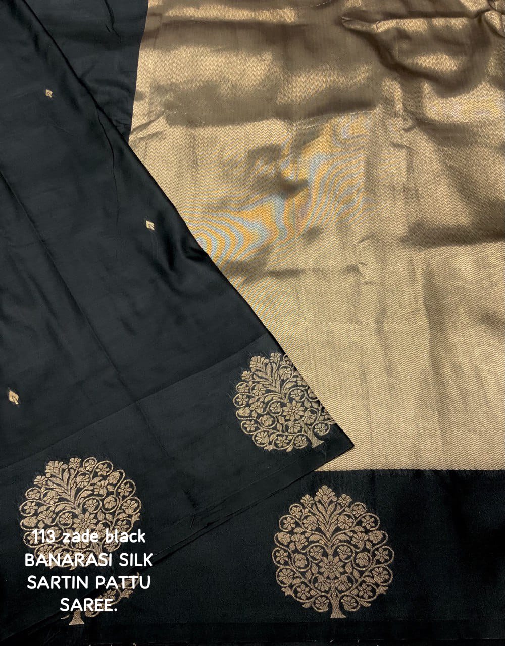 Fire Ash Banarasi Pattu Saree[ semi]