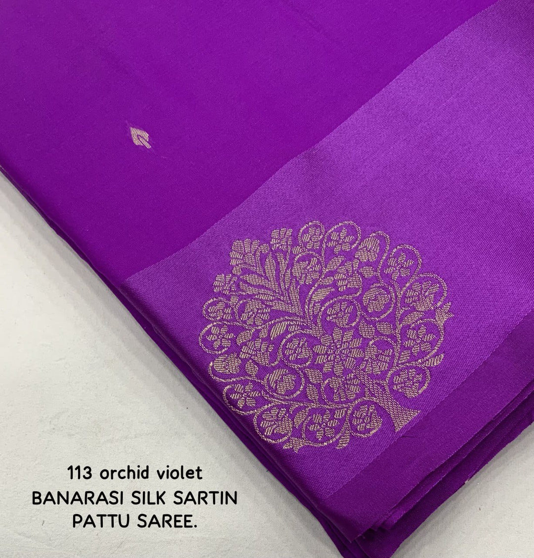 Fire Ash Banarasi Pattu Saree[ semi]