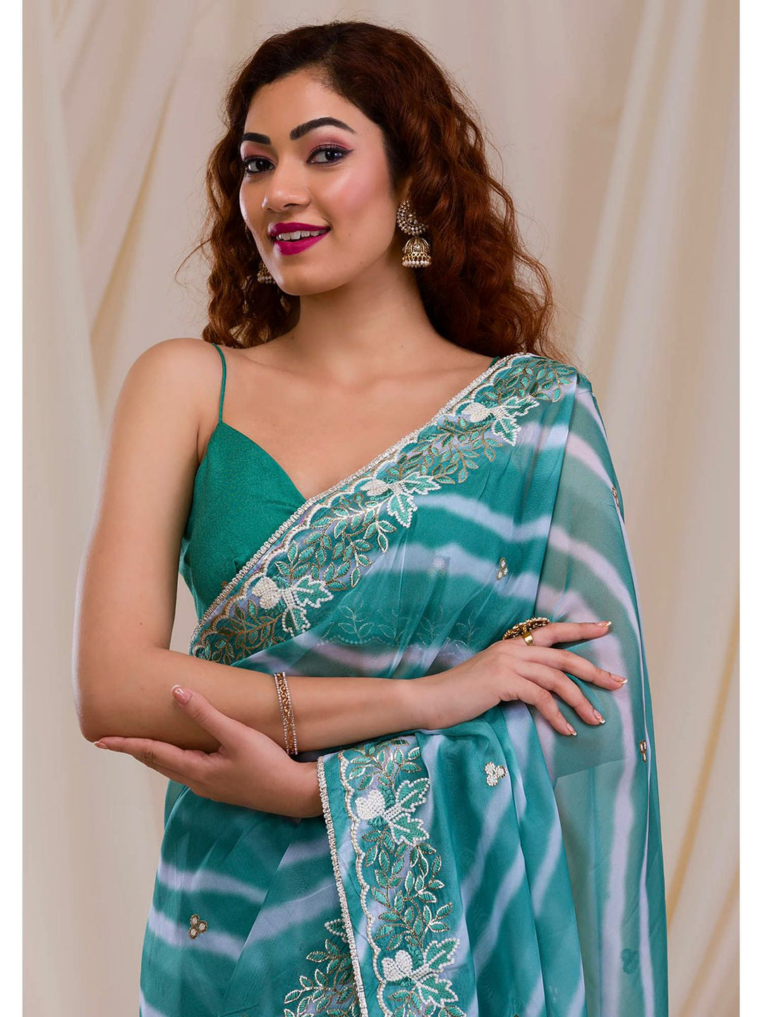 Color Squad Georgette Saree