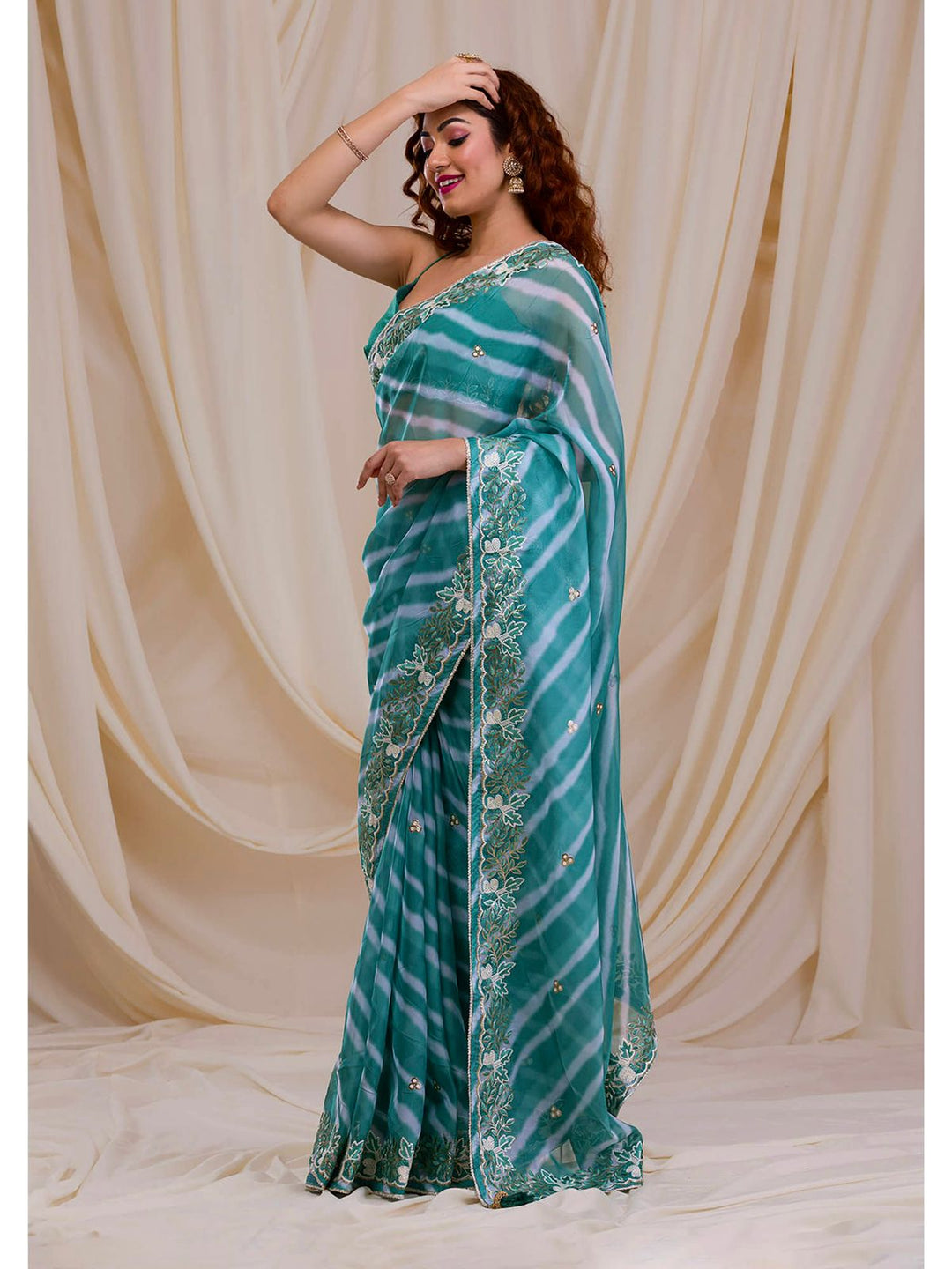 Color Squad Georgette Saree