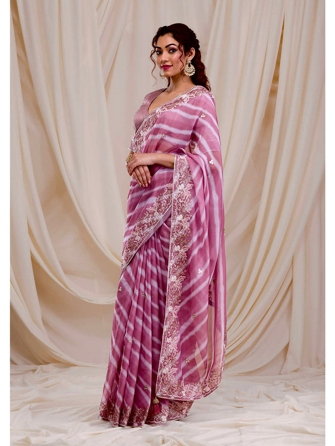 Color Squad Georgette Saree