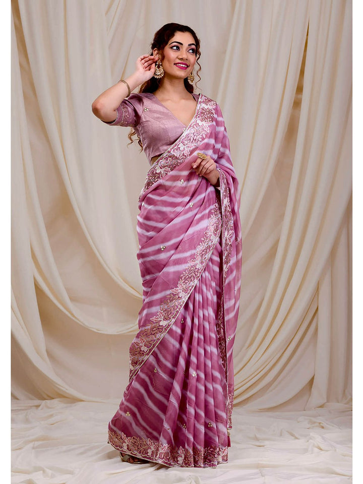 Color Squad Georgette Saree