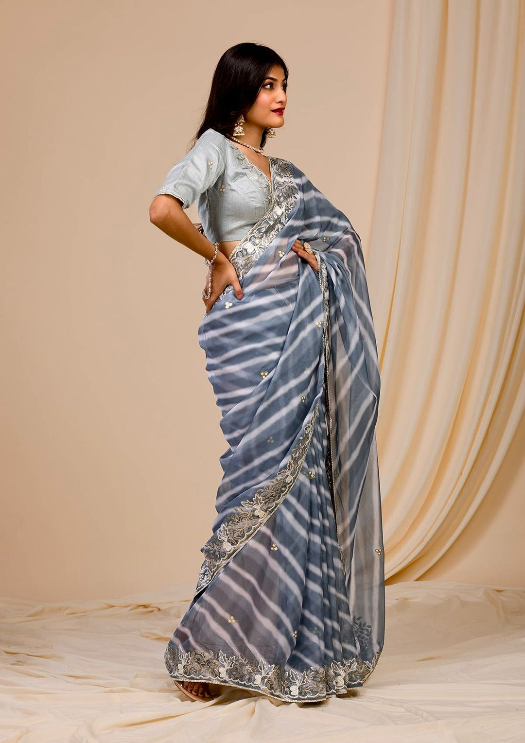 Color Squad Georgette Saree