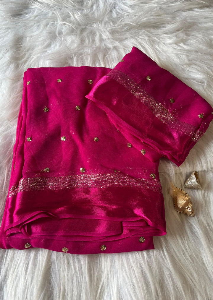 New-Age- Love Georgette Silk Saree