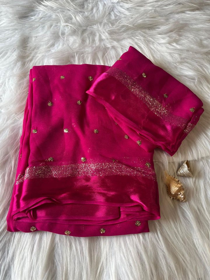 New-Age- Love Georgette Silk Saree