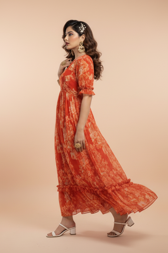 Picnic Days A Indo-western Frock