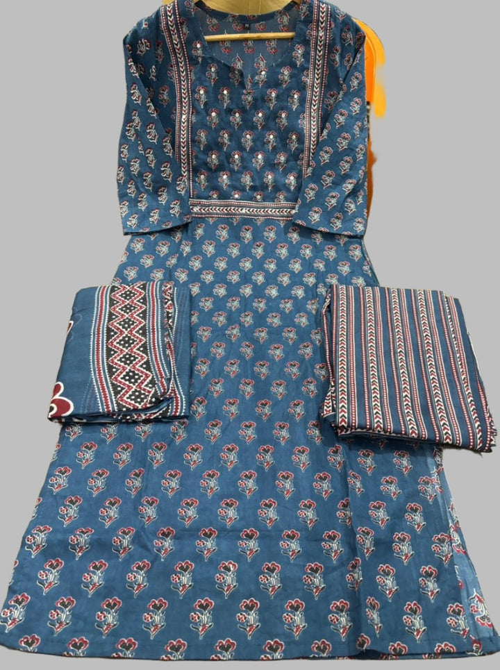 Tiny Stories Cotton Kurti Set