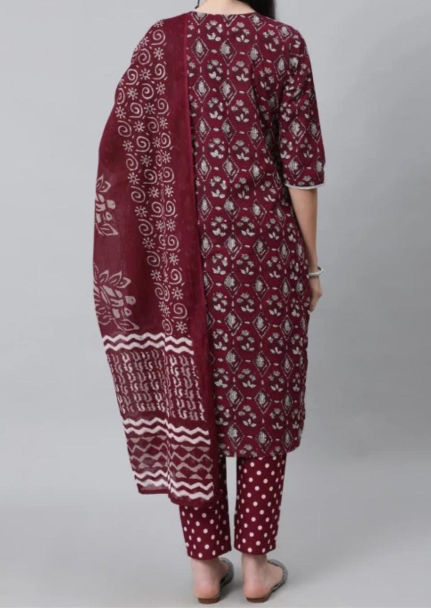 Angel Robes Cotton Kurti Set