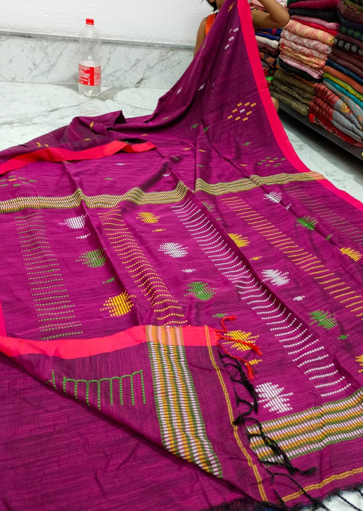 Rajani - The Queen Cotton Jamdani Saree