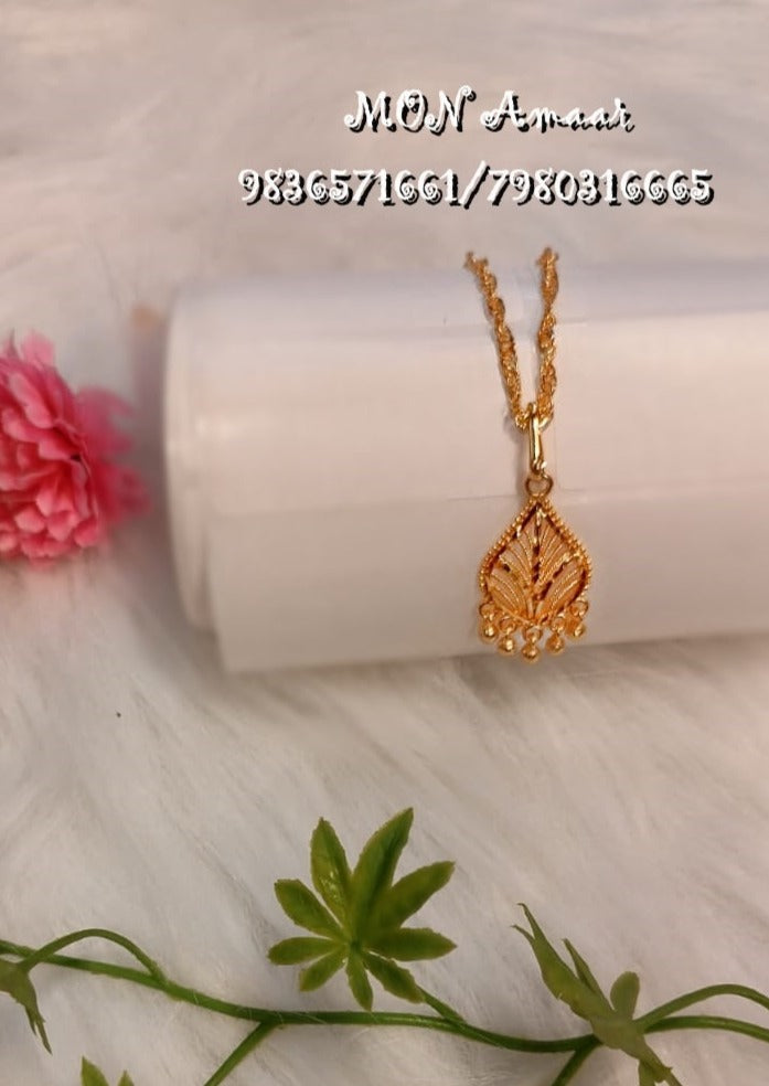 Gold Plated Chain and Locket Set