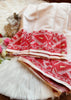 Two Shades- White & Red Dhakai Jamdani Saree