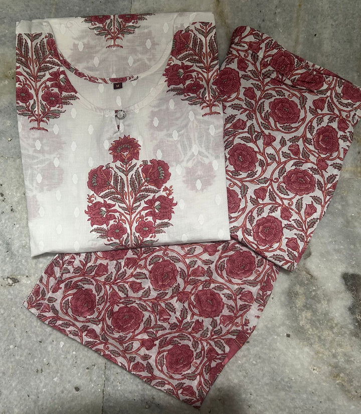 The Secrete River Cotton kurti Set