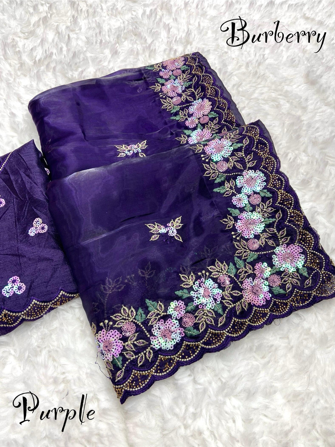 Color Happiness Satin Silk [Fancy] Saree