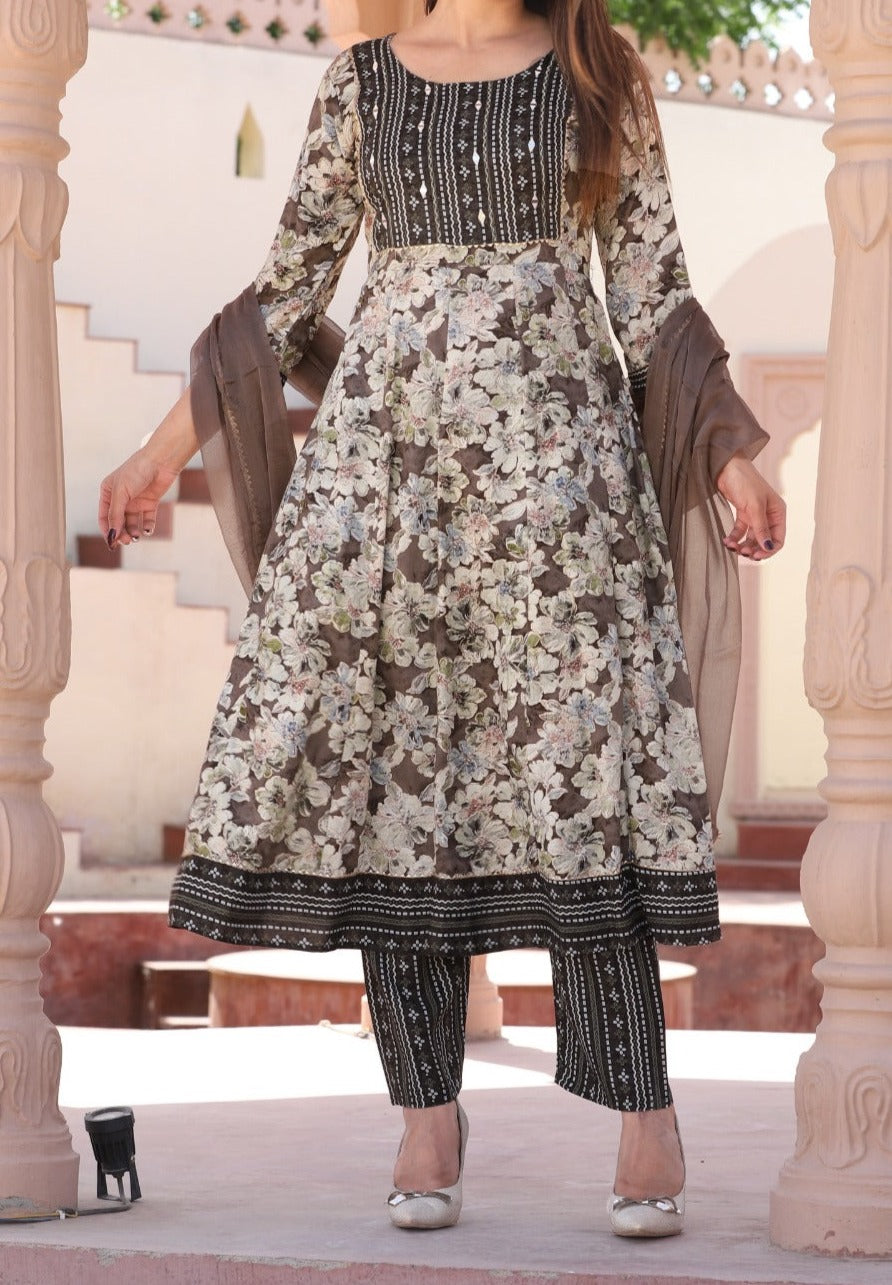 Adorable Girls Rayon Kurti Set