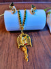 Ganpati Bappa Special Gold Plated Necklace Set