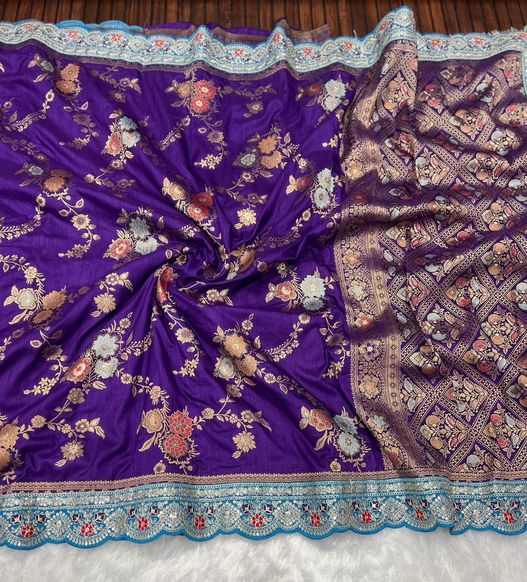 Embracing Heritage Banarasi Dola Silk Saree