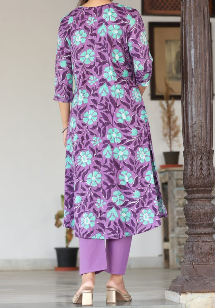 Sound Of Silence Cotton Kurti Set