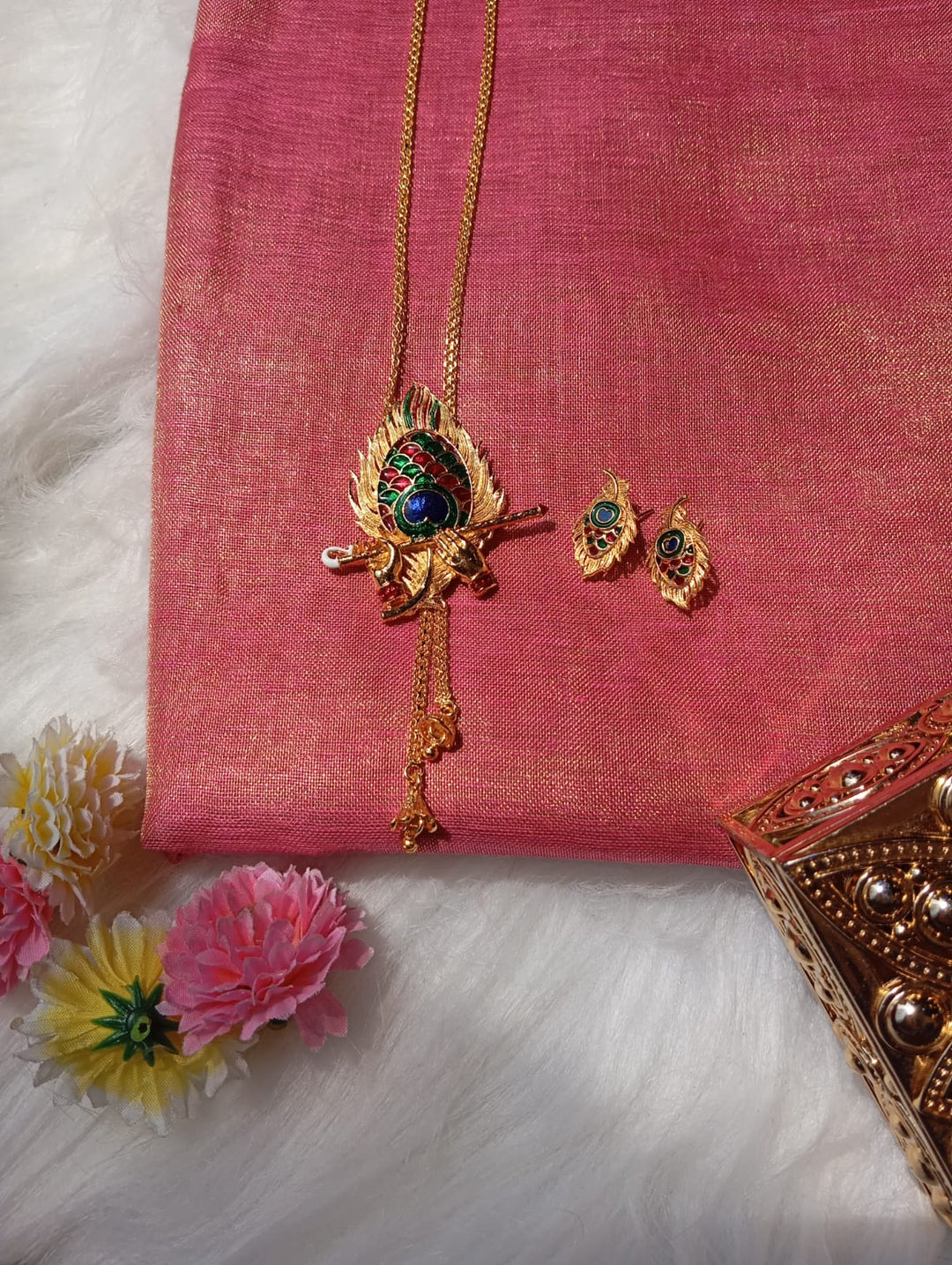 Bansuri  (Gold Plated Necklace Set)