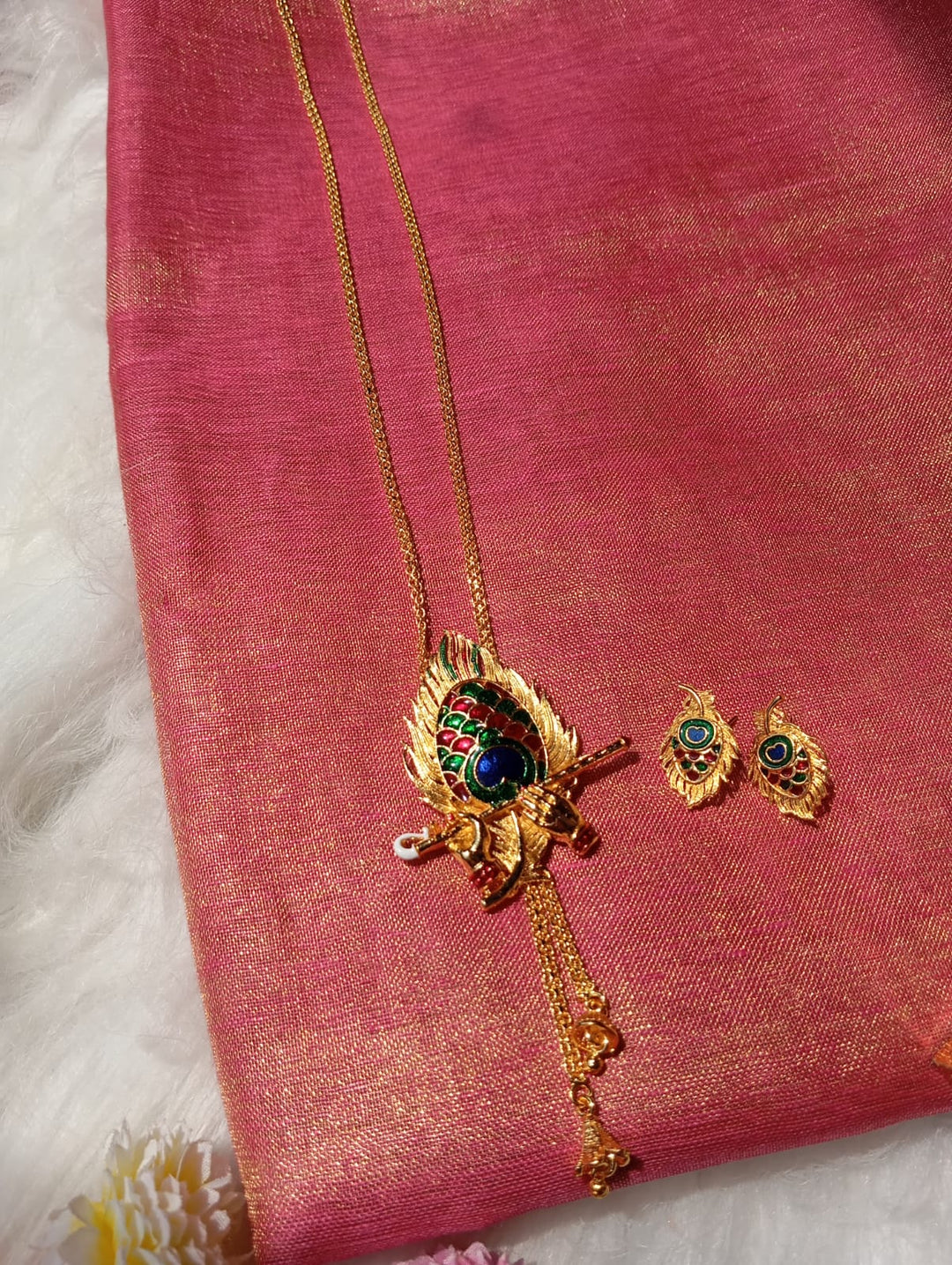 Bansuri  (Gold Plated Necklace Set)