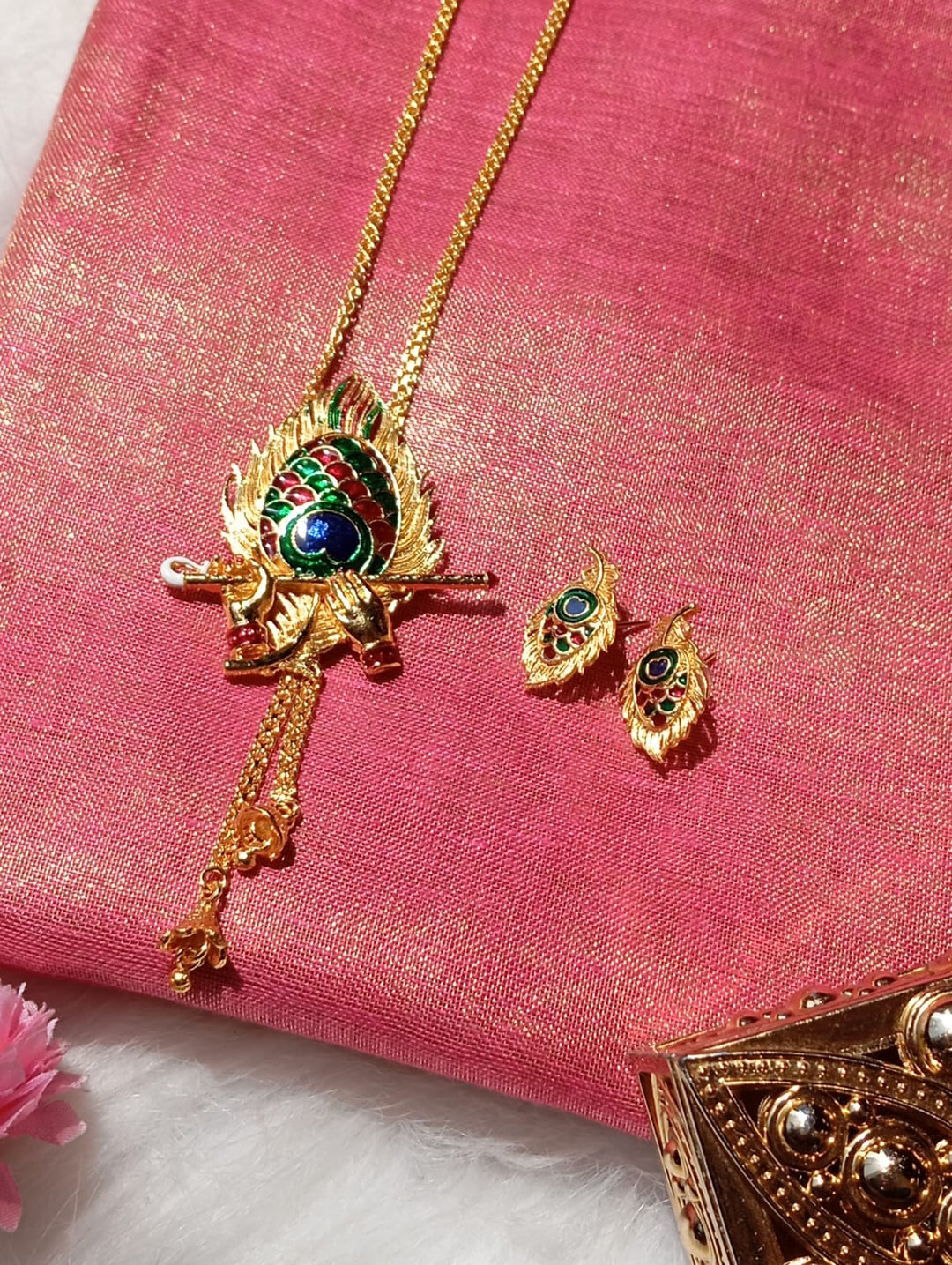 Bansuri  (Gold Plated Necklace Set)