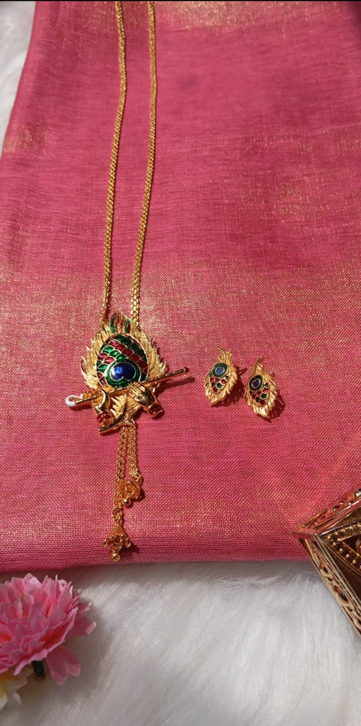 Bansuri  (Gold Plated Necklace Set)