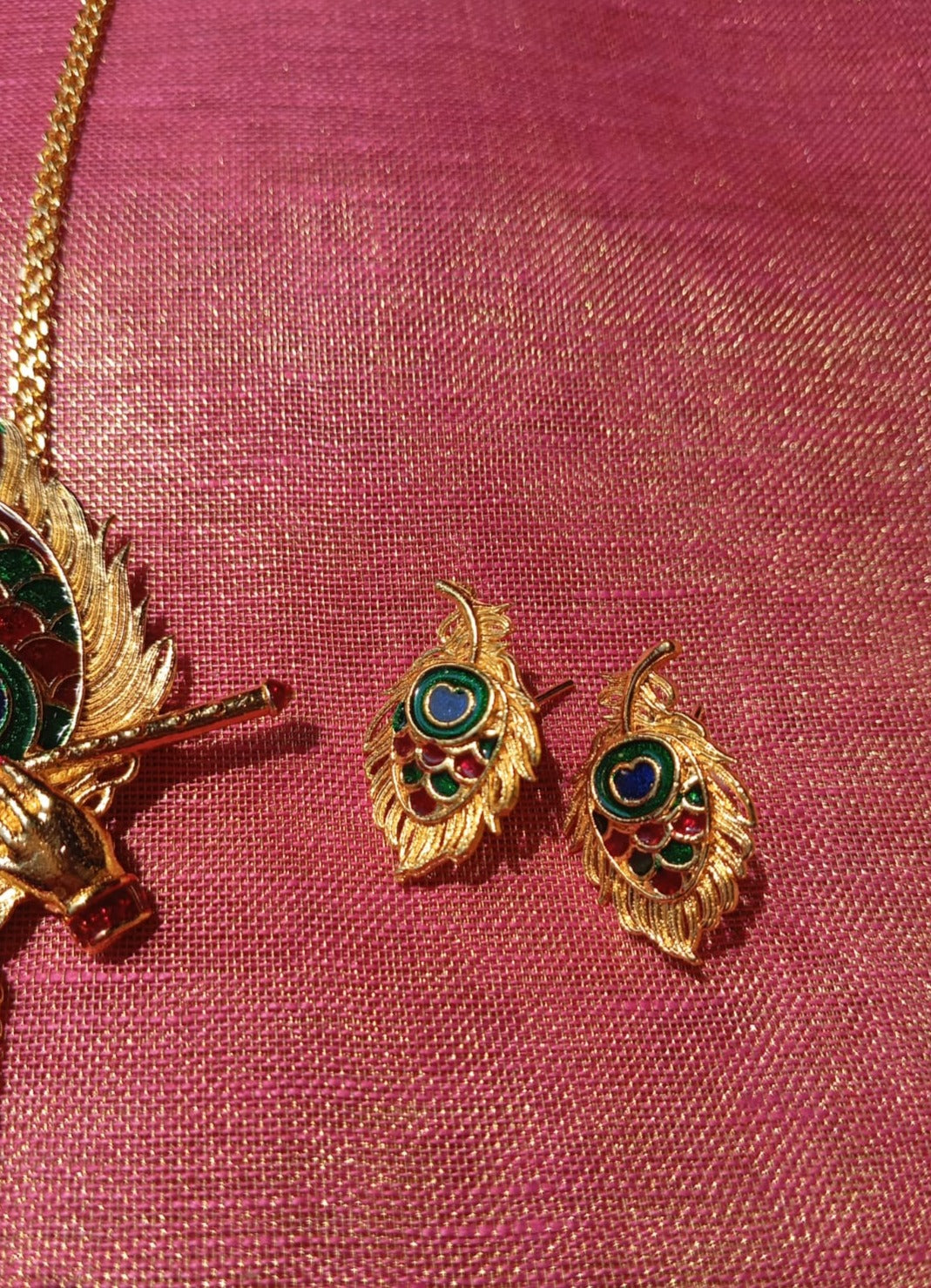 Bansuri  (Gold Plated Necklace Set)