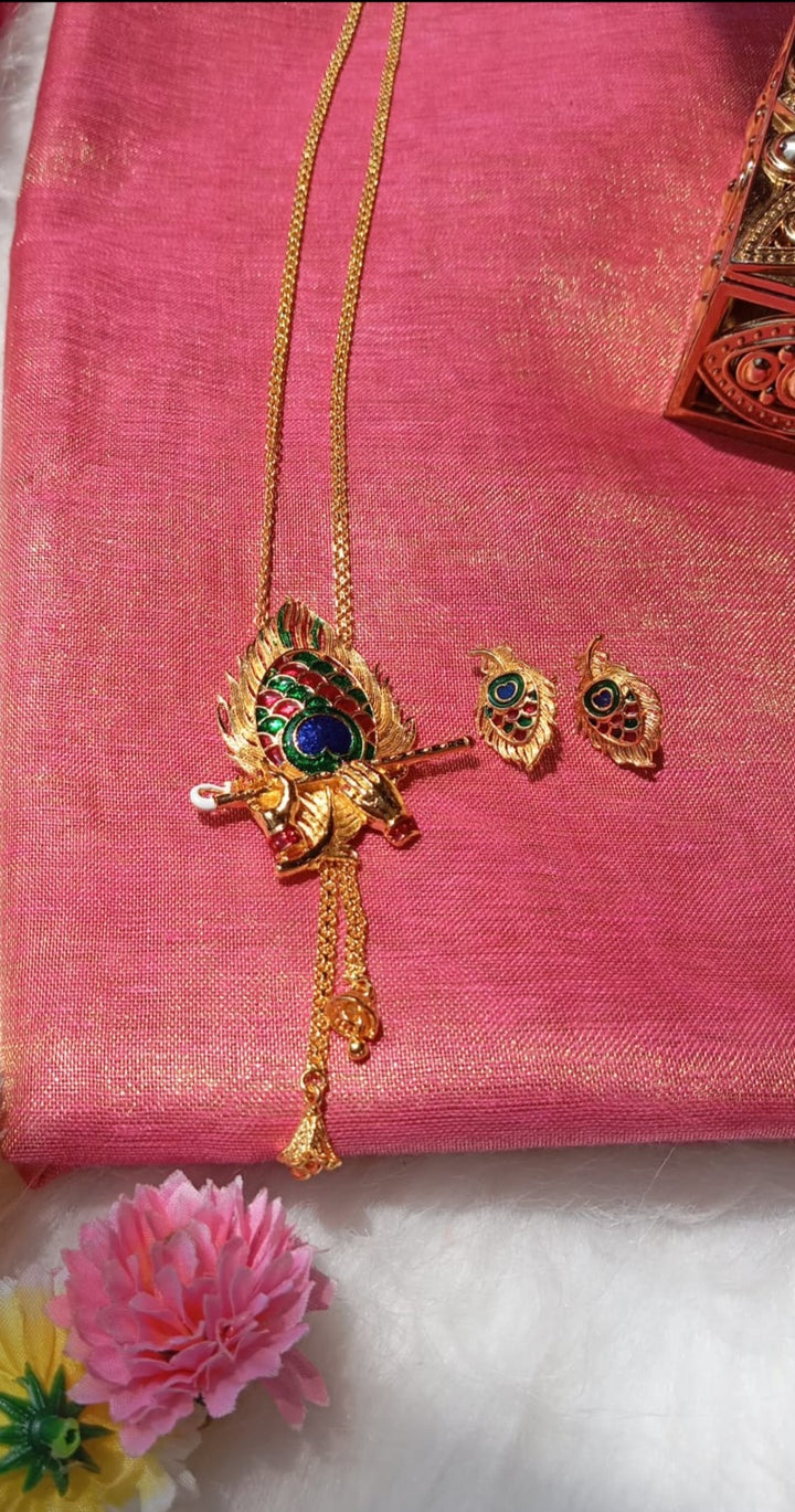 Bansuri  (Gold Plated Necklace Set)