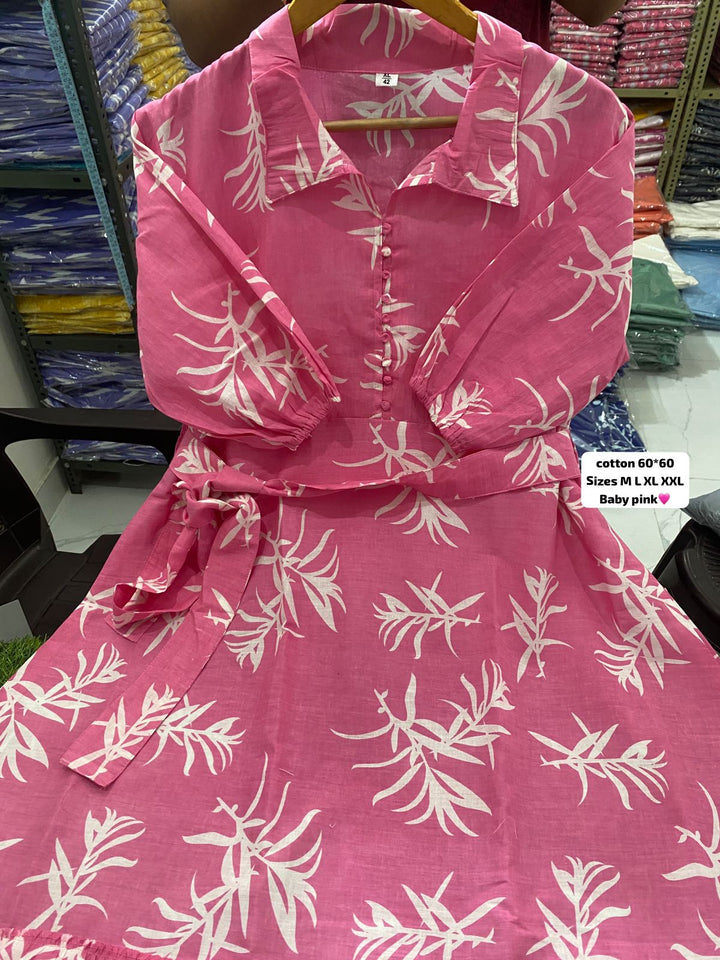 Pink Affection Cotton Dress