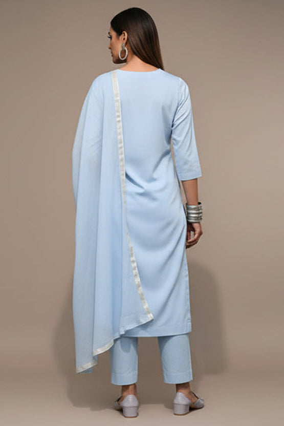 Vis- la- Vie Cotton Kurti Set