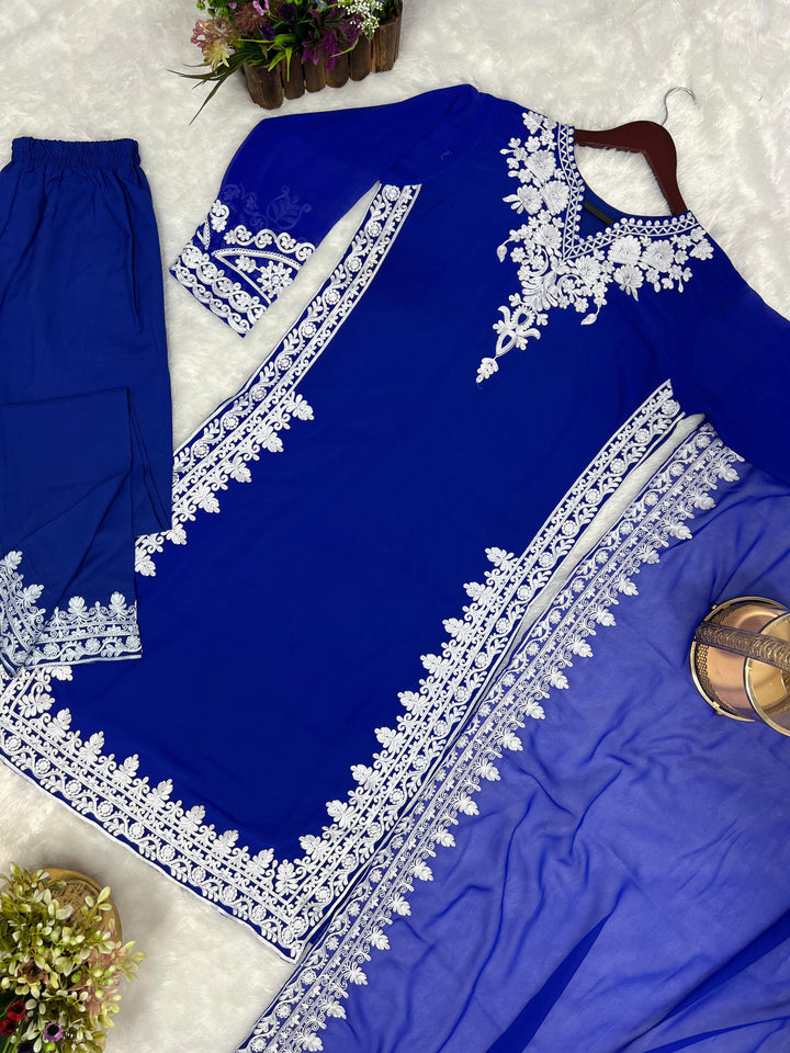 To Be Perfectionist Georgette Kurti Set