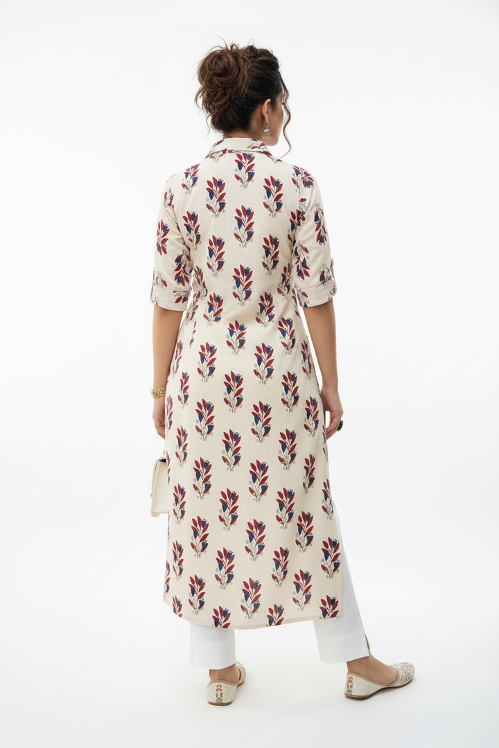 Be Beautiful Cotton Kurti Set