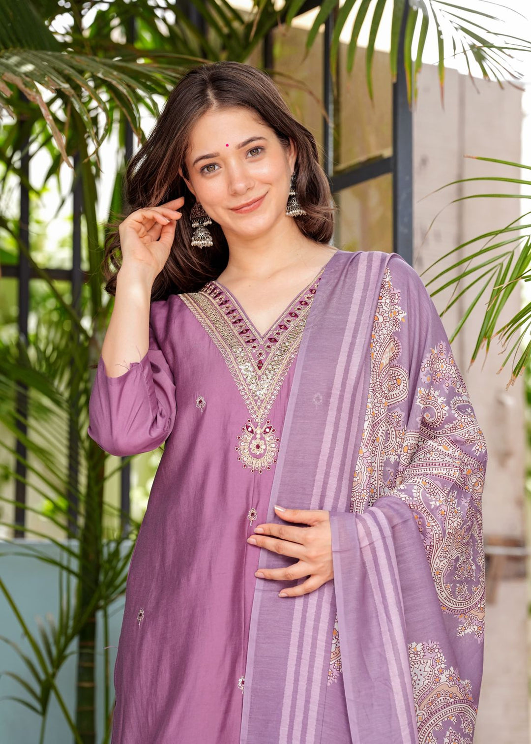 The only Traveler Silk Kurti Set