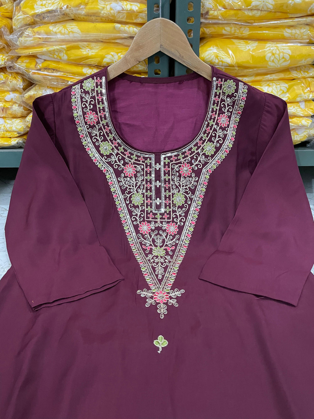 The only Traveler Silk Kurti Set