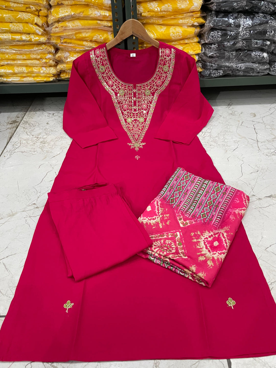 The only Traveler Silk Kurti Set