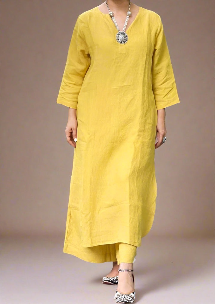 New Cloud Shade Cotton Kurti Set