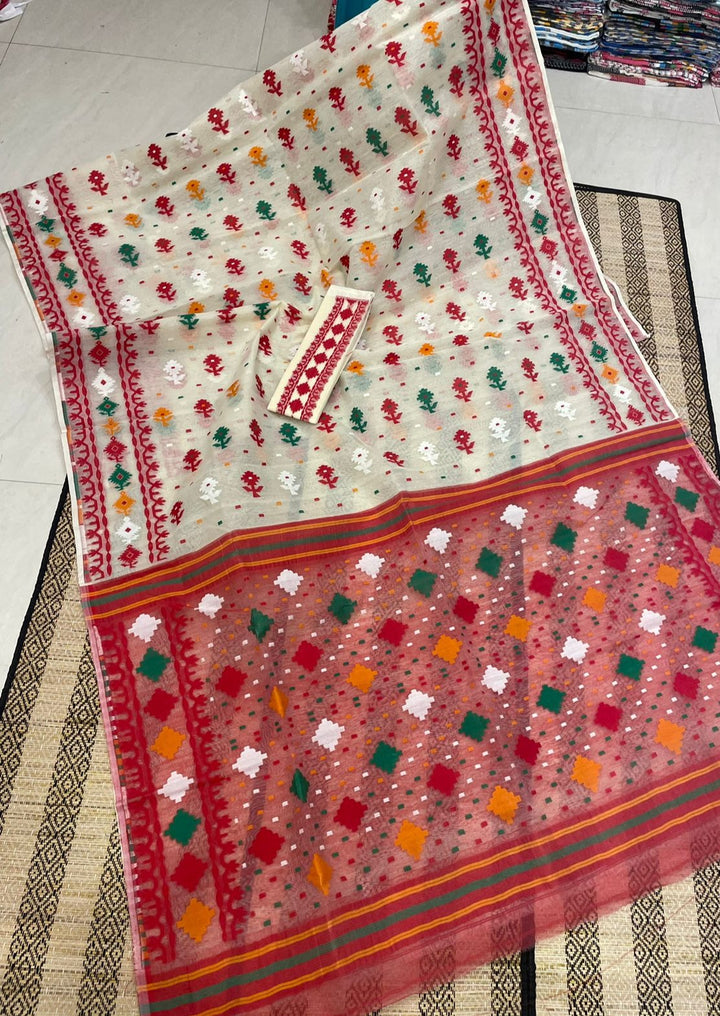 Manimala Dhakai Jamdani Saree