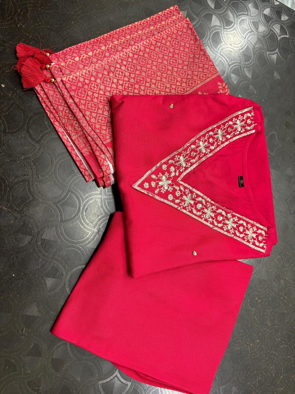 For Her Rayon Kurti Set