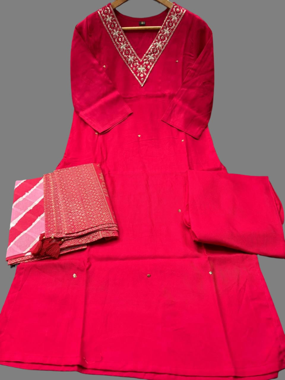 For Her Rayon Kurti Set