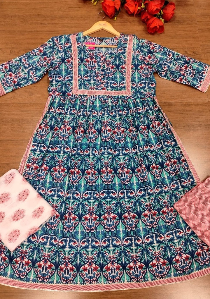 Naaz Cotton Kurti Set