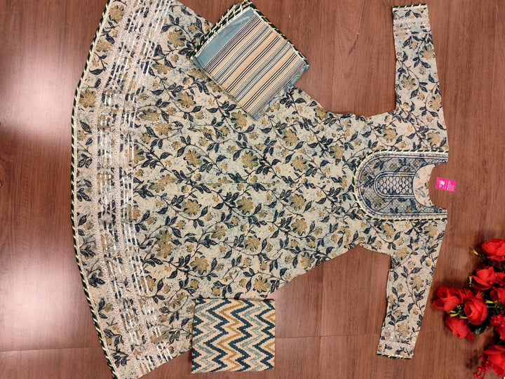 Aura Cotton Kurti Set