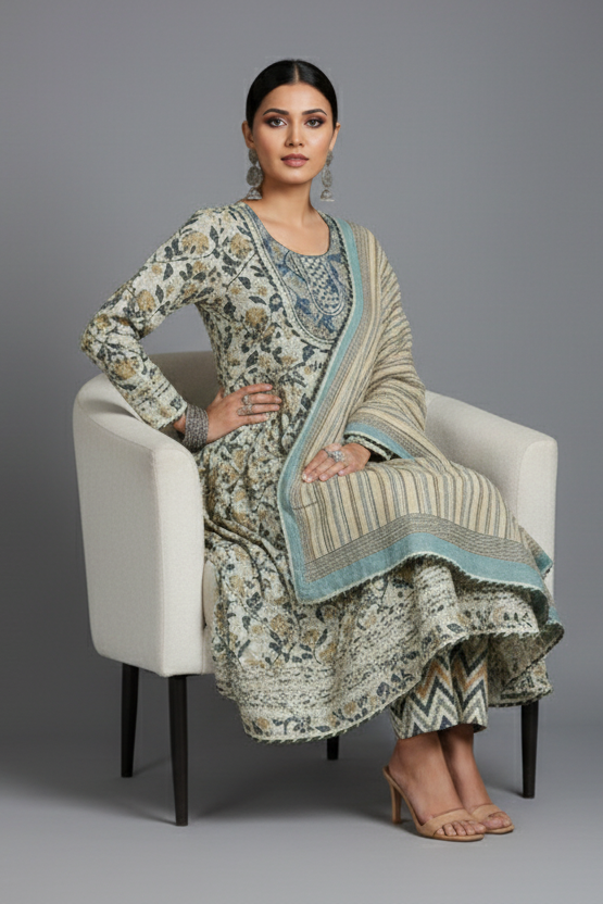Aura Cotton Kurti Set