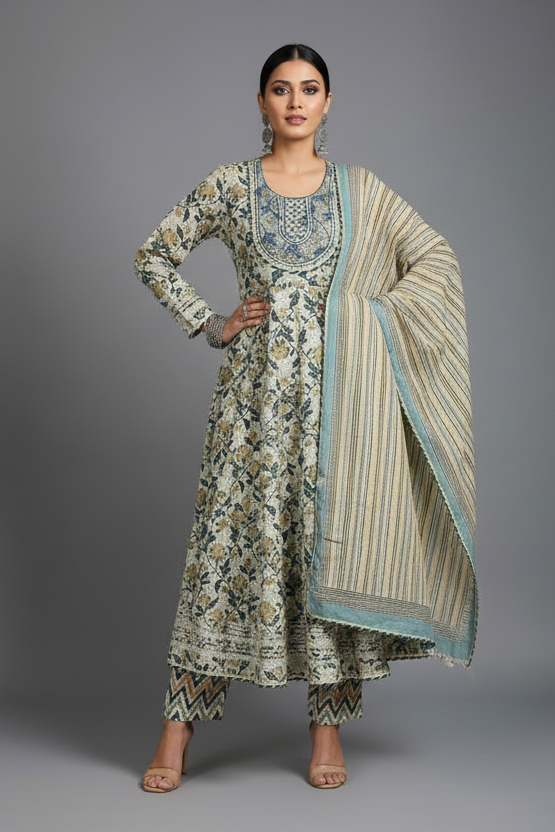 Aura Cotton Kurti Set