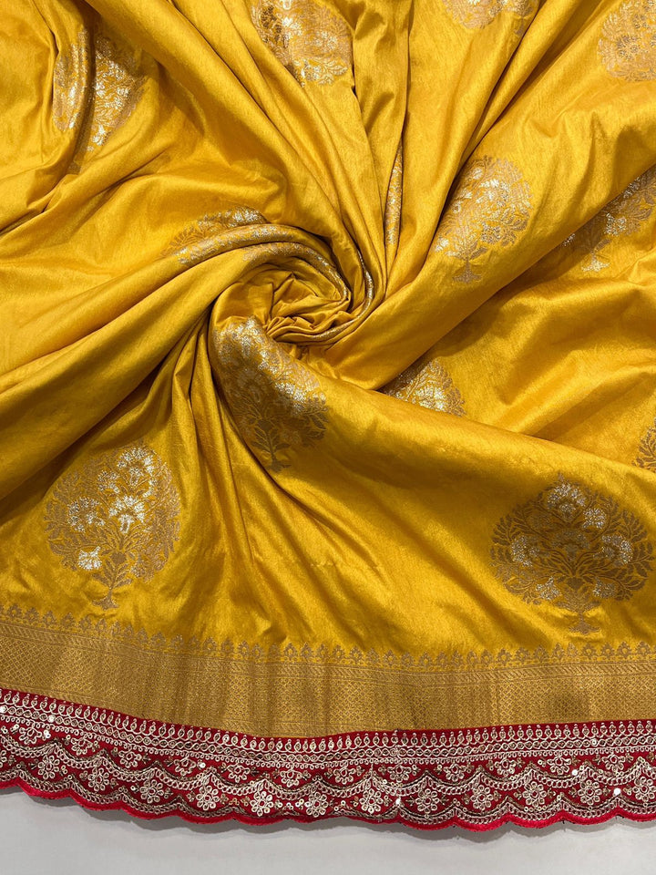 Go With  Banarasi Saree