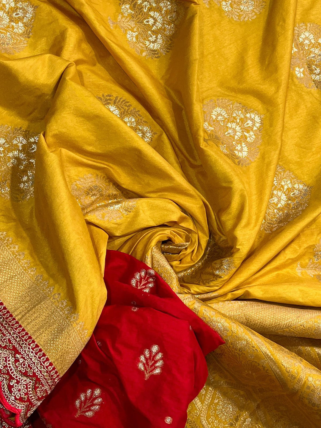 Go With  Banarasi Saree