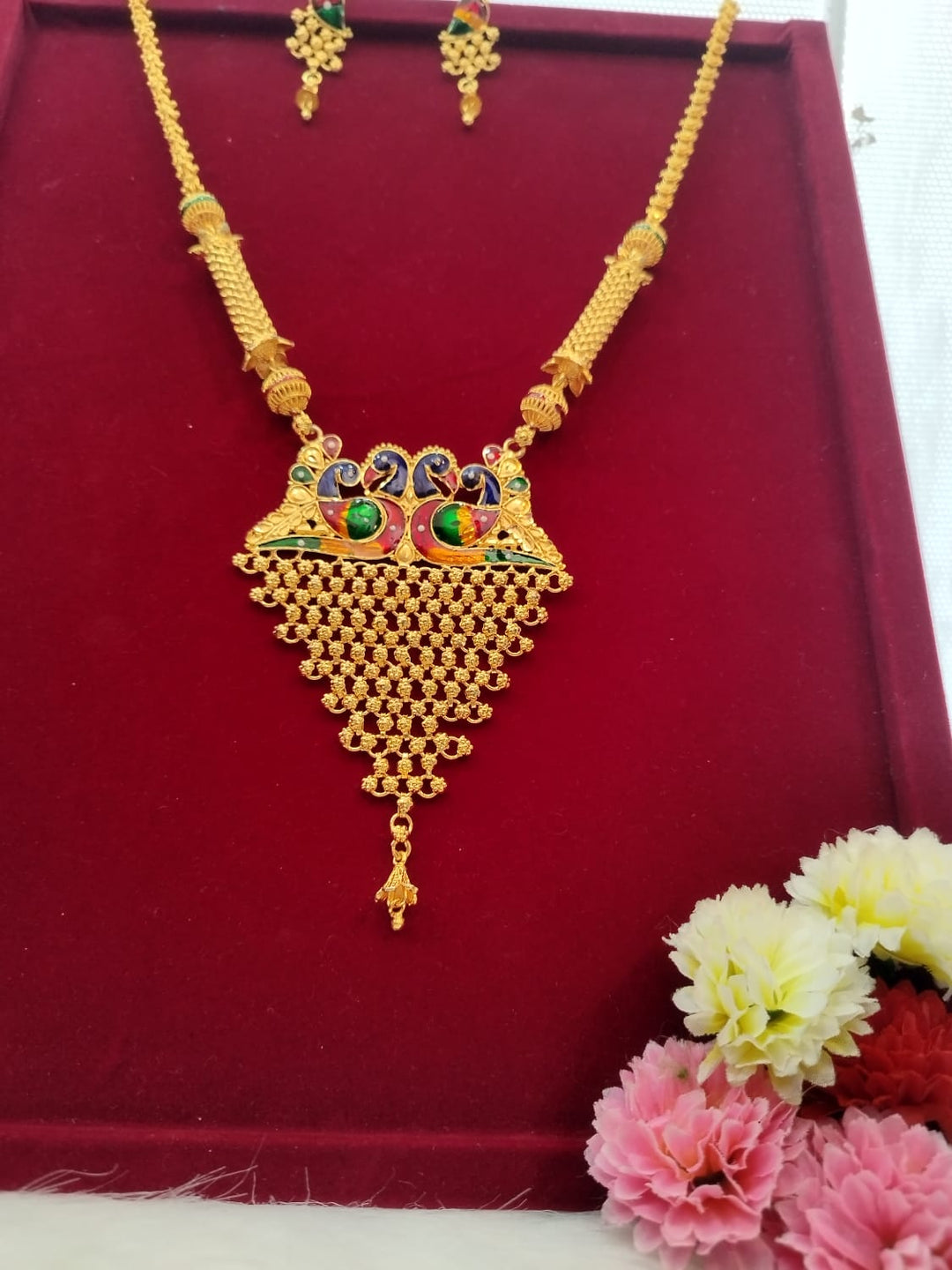 Big Day Things (Gold Plated Sita Har Bridal Necklace set)