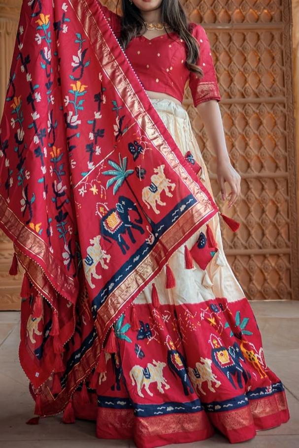 Be Amazed- Designer Dola Silk Lehenga