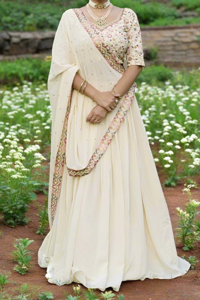 Dakshini Designer Georgette lehenga