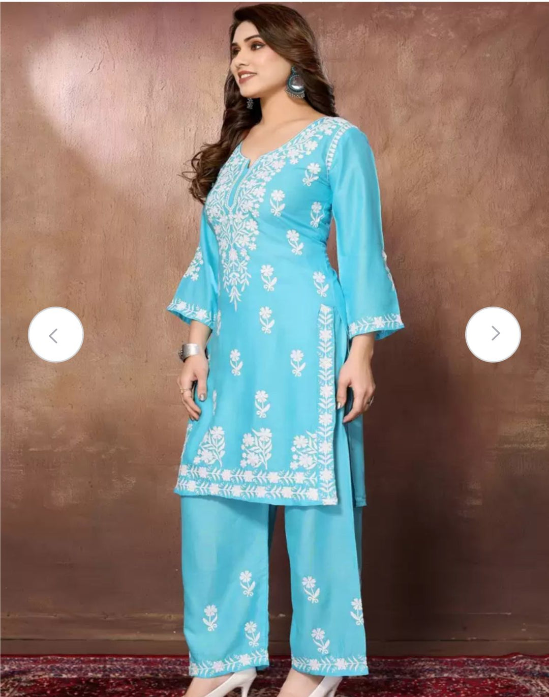 Need To Rhyme- Chikankari Kurti Set